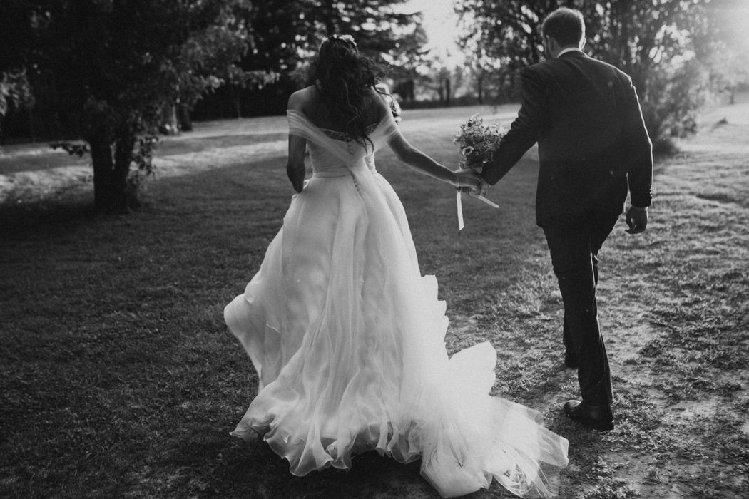 Marita and Martín on their wedding day