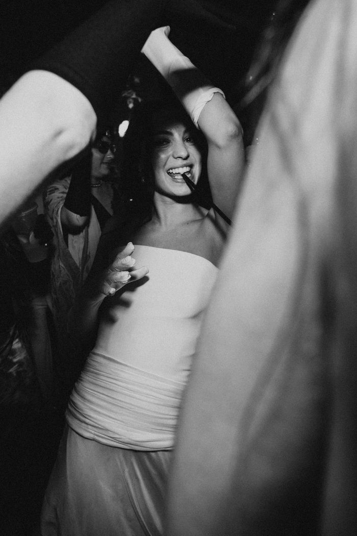 Emi and Rai on their wedding day