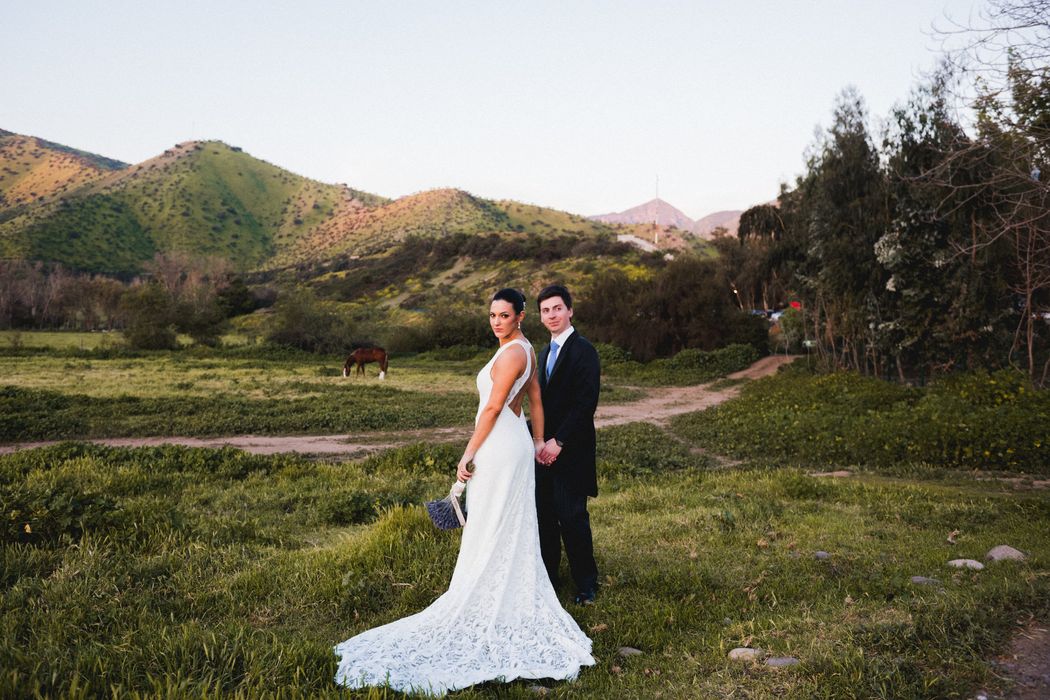 Jacinta and Tomás on their wedding day