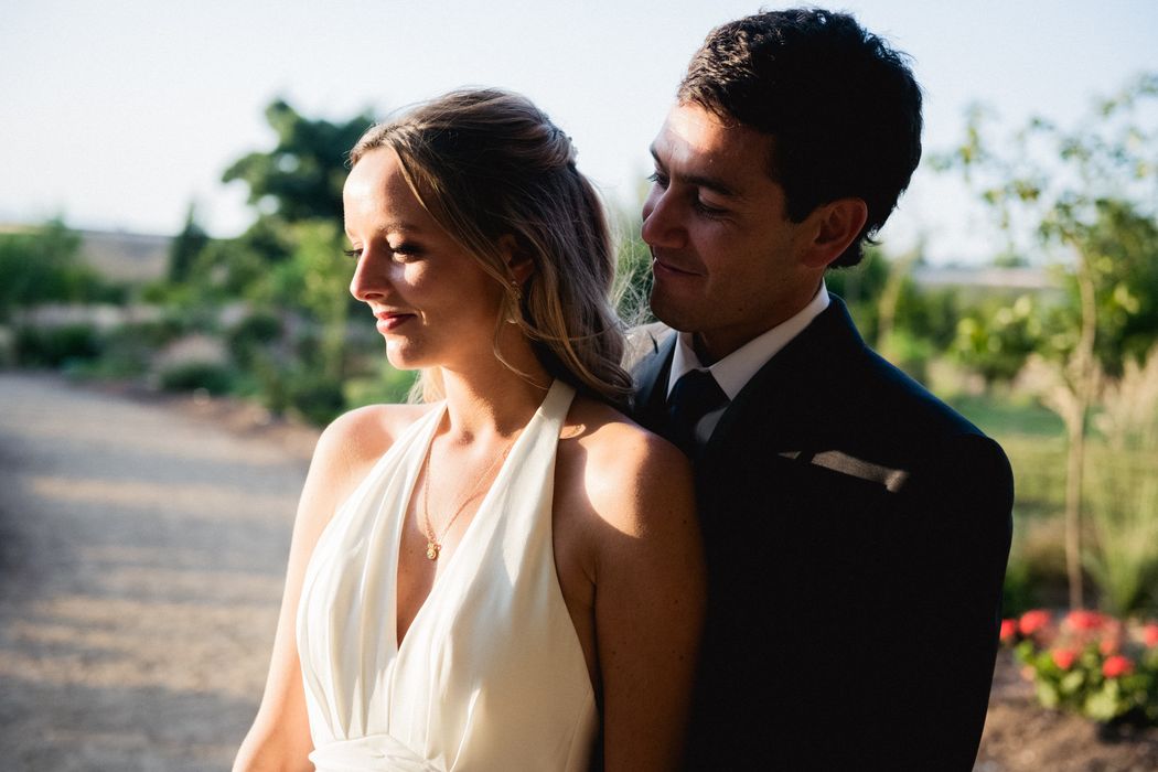 Jo and Seba on their wedding day