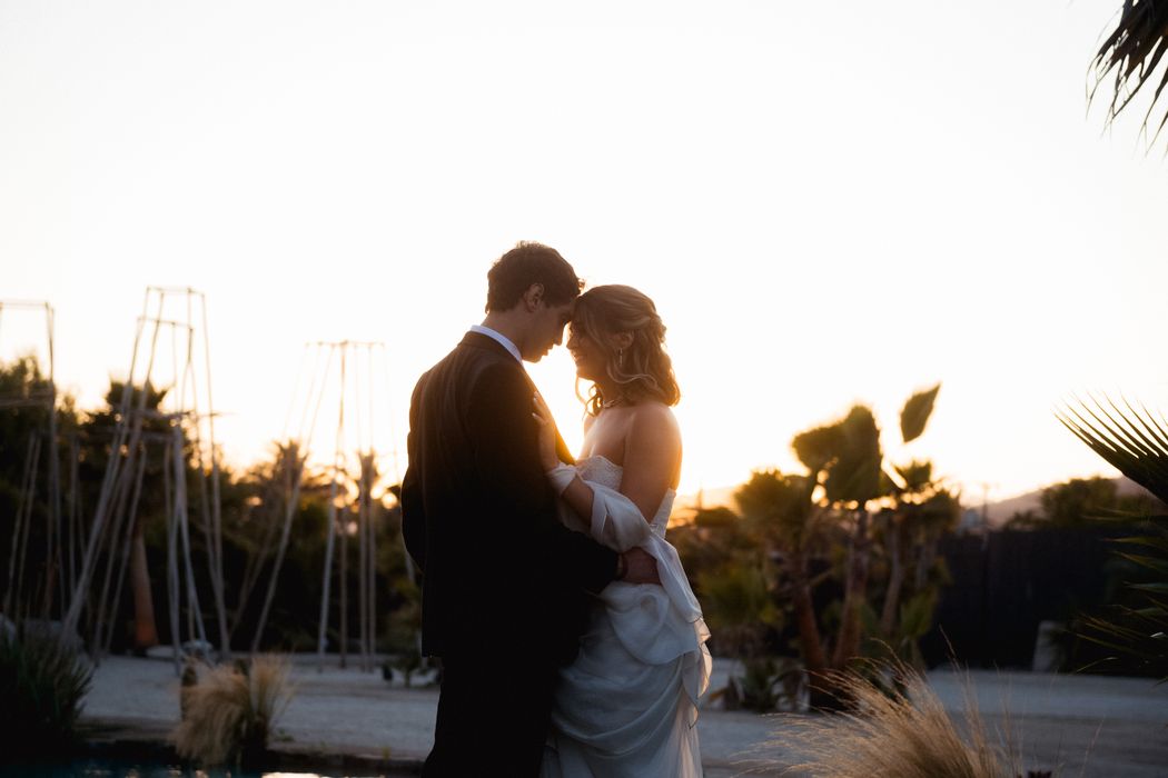 Pacita and Tomás on their wedding day
