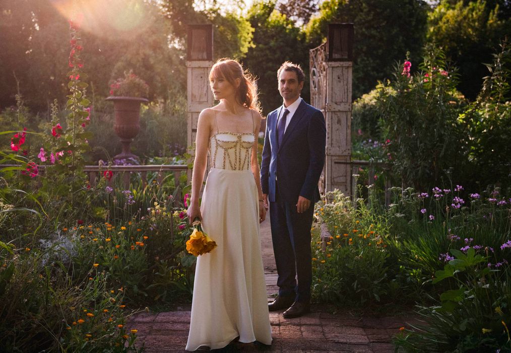 Toni and Fede on their wedding day